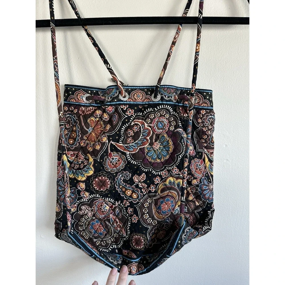 VERA‎ BRADLEY Drawstring Paisley Backpack 